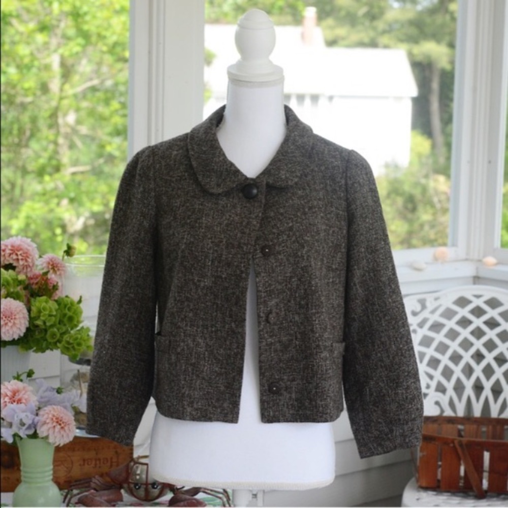Banana Republic Brown Tweed Jacket